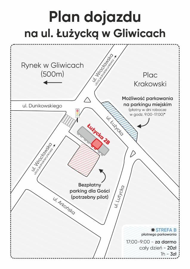 Kairos Apartments - Gold - Darmowy Parking, Scisle Centrum Гливице Екстериор снимка